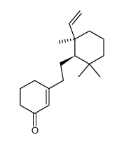 3-[2-((1R,6R)-2,2,6-Trimethyl-6-vinyl-cyclohexyl)-ethyl]-cyclohex-2-enone Structure