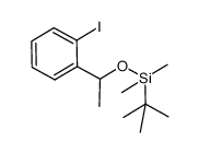 tert-butyl(1-(2-iodophenyl)ethoxy)dimethylsilane Structure