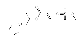 diethylmethyl[2-[(1-oxoallyl)oxy]propyl]ammonium methyl sulphate结构式