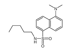 5-(dimethylamino)-N-pentylnaphthalene-1-sulfonamide Structure