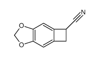 5-cyano-5,6-dihydrocyclobuta(f)-1,3-benzodioxole Structure