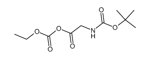 Boc-Gly-OCOOEt结构式