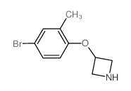 3-(4-Bromo-2-methylphenoxy)azetidine Structure