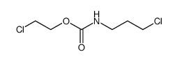 (3-chloro-propyl)-carbamic acid-(2-chloro-ethyl ester) Structure