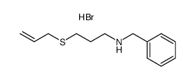 3-(allylthio)-N-benzylpropan-1-amine hydrobromide Structure