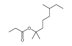 2,6-dimethyl-2-octyl propionate Structure