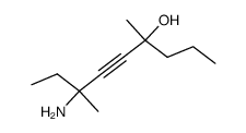 7-amino-4,7-dimethyl-non-5-yn-4-ol Structure