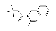 tert-butyl acetyl(benzyl)carbamate Structure