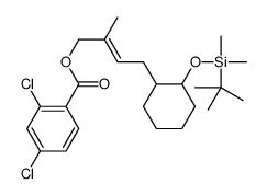 [(E)-4-[(1R,2S)-2-[tert-butyl(dimethyl)silyl]oxycyclohexyl]-2-methylbut-2-enyl] 2,4-dichlorobenzoate Structure