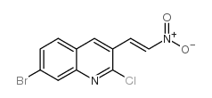 E-7-BROMO-2-CHLORO-3-(2-NITRO)VINYLQUINOLINE picture