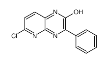 6-chloro-3-phenylpyrido[2,3-b]pyrazin-2-ol结构式