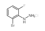 (2-BROMO-6-FLUOROPHENYL)HYDRAZINE HYDROCHLORIDE Structure