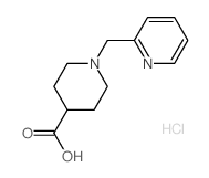 1-Pyridin-2-ylmethyl-piperidine-4-carboxylic acid hydrochloride Structure