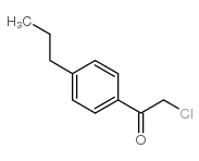 2-chloro-4-propylacetophenone Structure