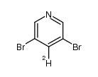 deuterio-4 dibromo-3,5 pyridine Structure