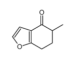 5-methyl-6,7-dihydro-5H-1-benzofuran-4-one结构式