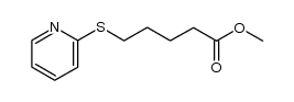 methyl 5-(pyridin-2-ylthio)pentanoate Structure