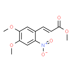 Methyl 3-(4,5-dimethoxy-2-nitrophenyl)acrylate图片