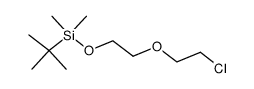 tert-butyl-[2-(2-chloro-ethoxy)-ethoxy]-dimethyl-silane结构式