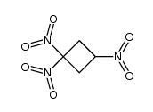 1,1,3-trinitrocyclobutane Structure