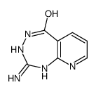 2-amino-3,4-dihydropyrido[2,3-e][1,2,4]triazepin-5-one Structure