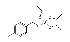 p-Me-(C6H4)CH2OSi(OEt)3结构式