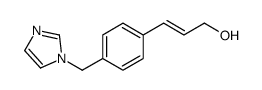 3-[4-(imidazol-1-ylmethyl)phenyl]prop-2-en-1-ol Structure