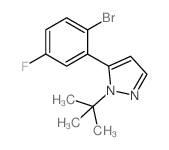 5-(2-溴-5-氟苯基)-1-(叔丁基)-1H-吡唑图片