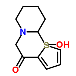 2-(2-HydroxyMethyl-piperidin-1-yl)-1-thiophen-2-yl-ethanone Structure