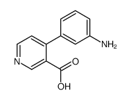 4-(3-aminophenyl)pyridine-3-carboxylic acid Structure