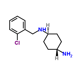 (1R,4R)-N-(2-Chloro-benzyl)-cyclohexane-1,4-diamine Structure