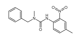 3-Benzyl-3-methyl-1-(2-nitro-4-tolyl)urea structure