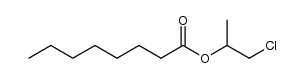 1-chloropropan-2-yl octanoate Structure