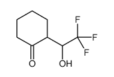 2-(2,2,2-trifluoro-1-hydroxyethyl)cyclohexan-1-one Structure