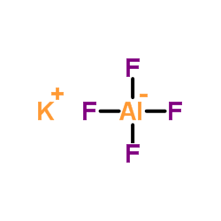 potassium tetrafluoroaluminate Structure