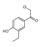 Ethanone, 2-chloro-1-(3-ethyl-4-hydroxyphenyl)- (9CI) picture