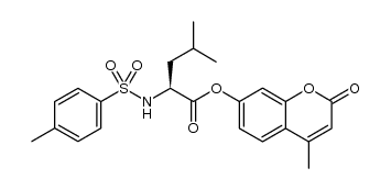 4-Methyl-2-oxo-2H-chroMen-7-yl tosyl-L-leucinate Structure