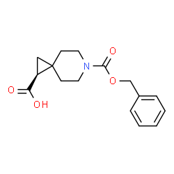 (S)-6-(benzyloxycarbonyl)-6-azaspiro(2.5)octane-1-carboxylic structure