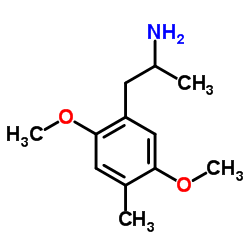 2,5-Dimethoxy-4-methylamphetamine structure