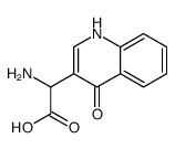 4-hydroxyquinoline-3-aminoacetic acid结构式