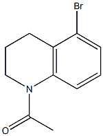 1-(5-bromo-3,4-dihydroquinolin-1(2H)-yl)ethanone Structure