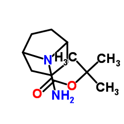 3-氨基-8-氮杂双环[3.2.1]辛烷-8-羧酸叔丁酯结构式