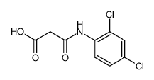 N-(2,4-dichlorophenyl)malonamic acid Structure