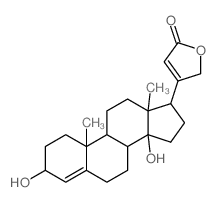 Carda-4,20(22)-dienolide,3,14-dihydroxy-, (3b)-结构式