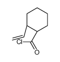 Cyclohexanecarbonyl chloride, 2-ethenyl-, cis- (9CI) structure