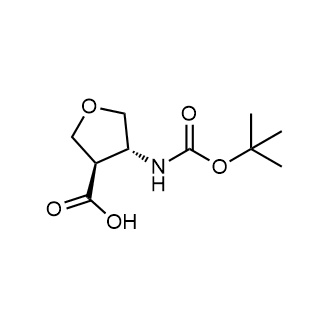 (3R,4R)-4-((tert-Butoxycarbonyl)amino)tetrahydrofuran-3-carboxylicacid picture