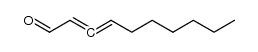 2,3-decadienal Structure