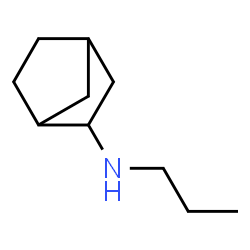 Bicyclo[2.2.1]heptan-2-amine, N-propyl-, exo- (9CI) Structure