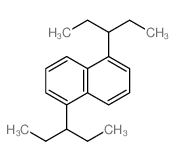 Naphthalene,1,5-bis(1-ethylpropyl)- structure