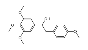 2-(4-methoxyphenyl)-1-(3,4,5-trimethoxyphenyl)ethanol Structure